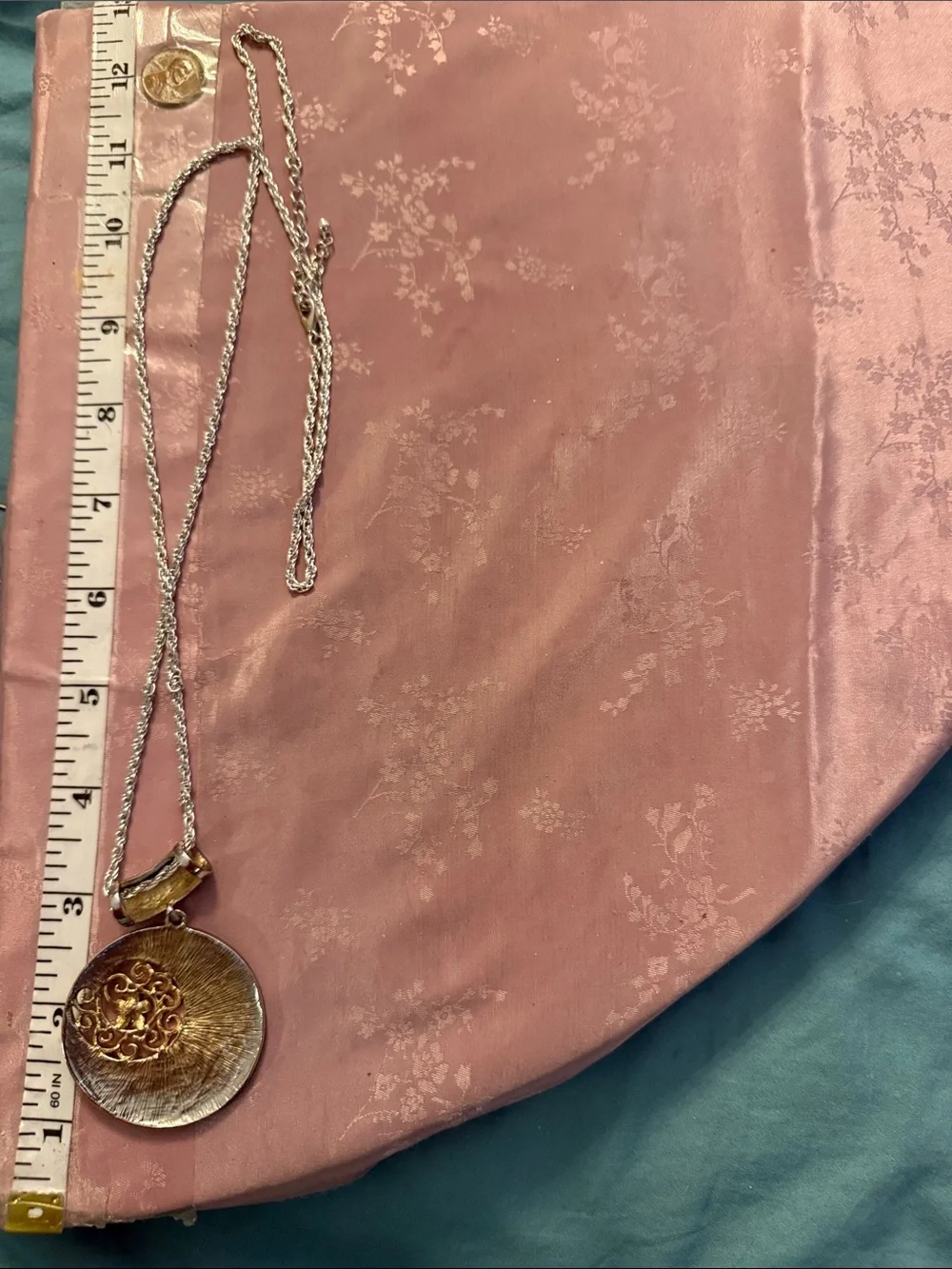 Multicolor Swirl Pendant Necklace
